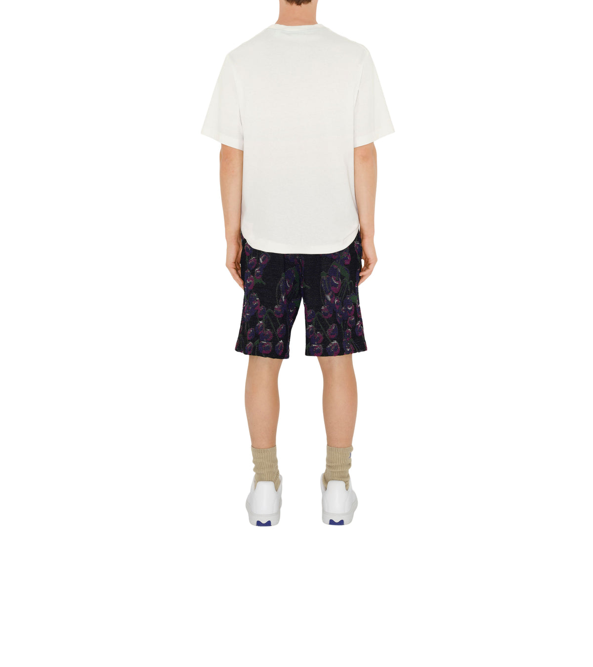 M KNIT SHORTS CHERRY