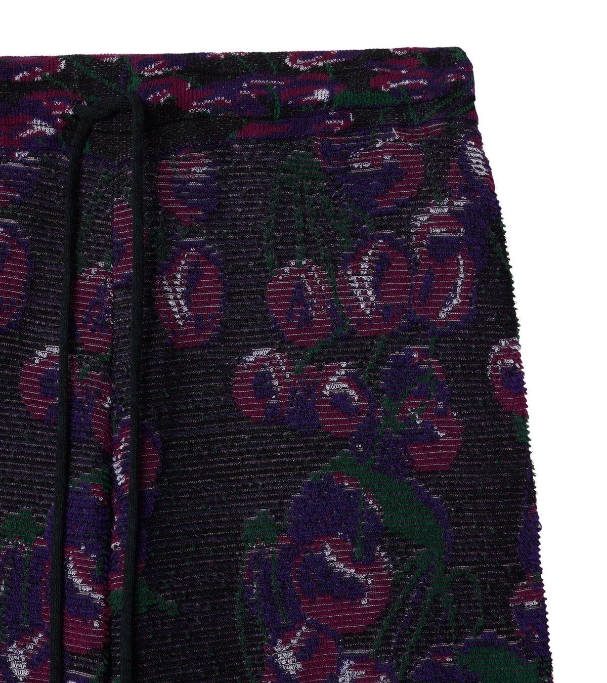 M KNIT SHORTS CHERRY