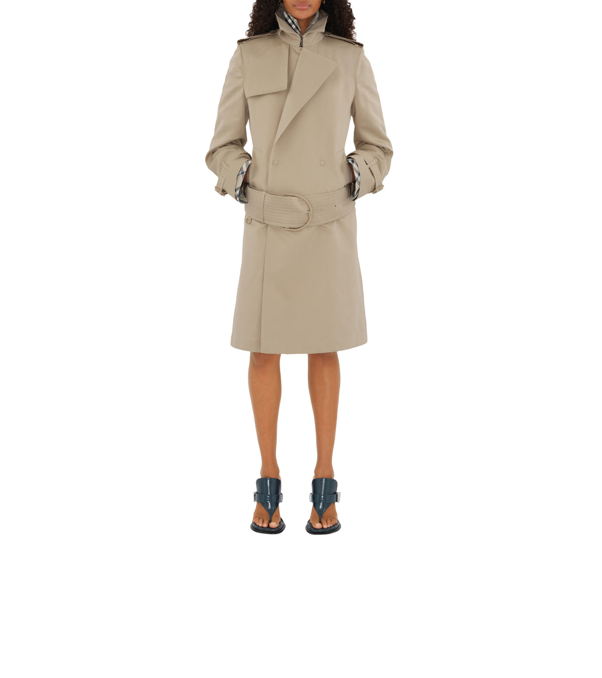 W D BREASTED COAT OAT