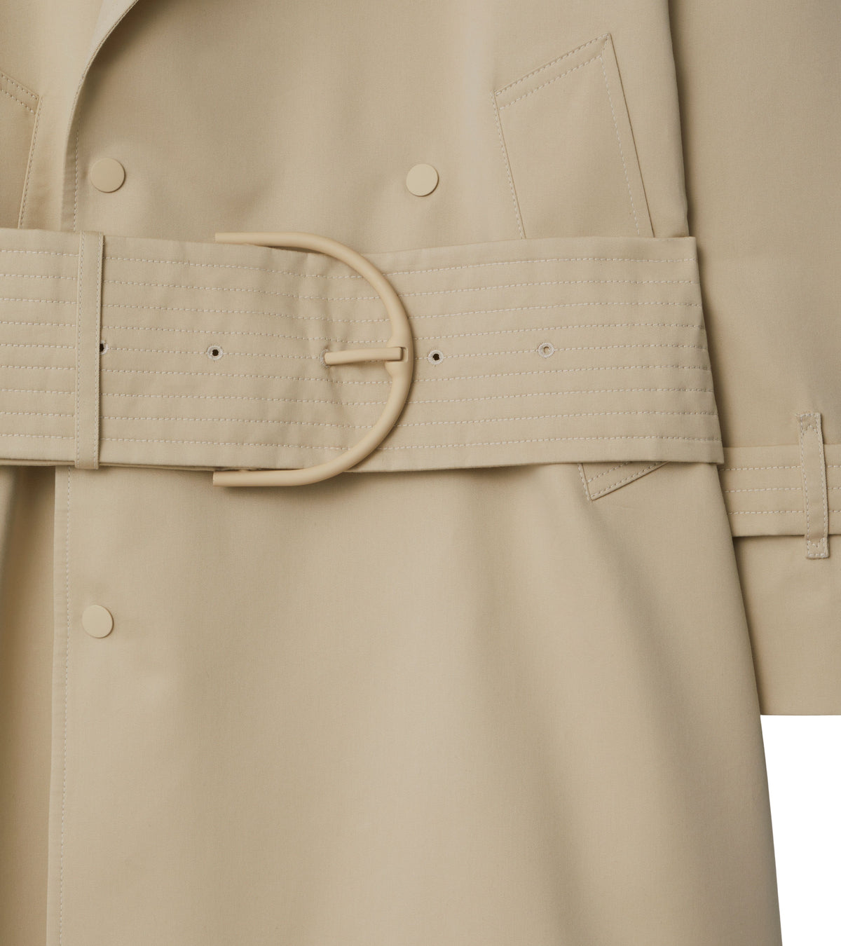 W D BREASTED COAT OAT