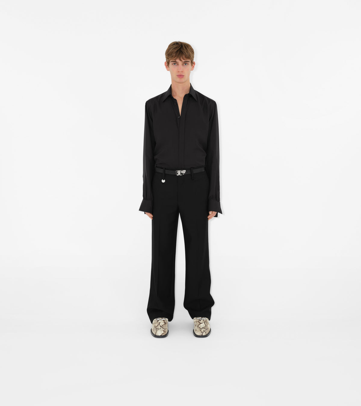 M CASUAL SHIRT LS NOIR