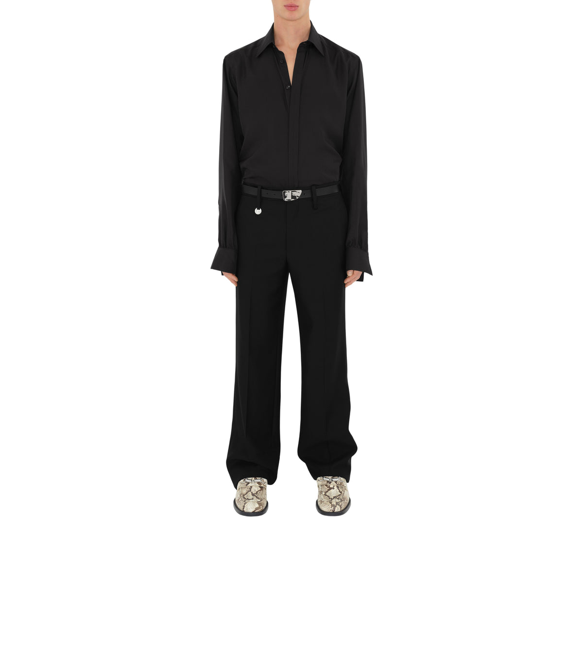 M CASUAL SHIRT LS NOIR