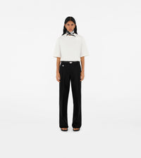 SILK SCARVES NOIR BLANC
