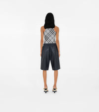 W JWEAR TANK Carreaux IP Blanc/Noir