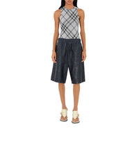 W JWEAR TANK Carreaux IP Blanc/Noir