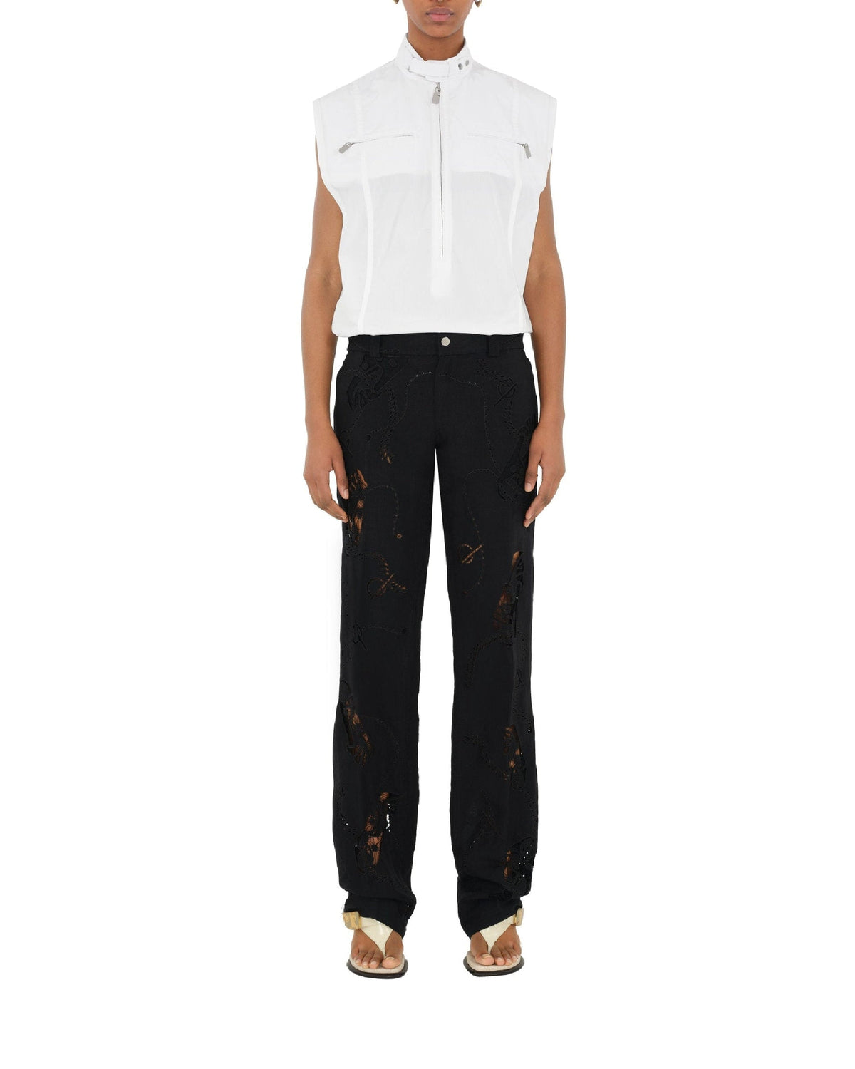 W BLOUSE BLANC