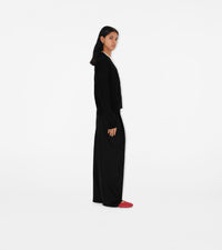 W KNIT CARDIGAN NOIR