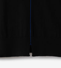 W KNIT CARDIGAN NOIR