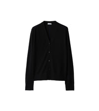 W KNIT CARDIGAN NOIR