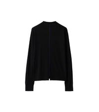 W KNIT CARDIGAN NOIR