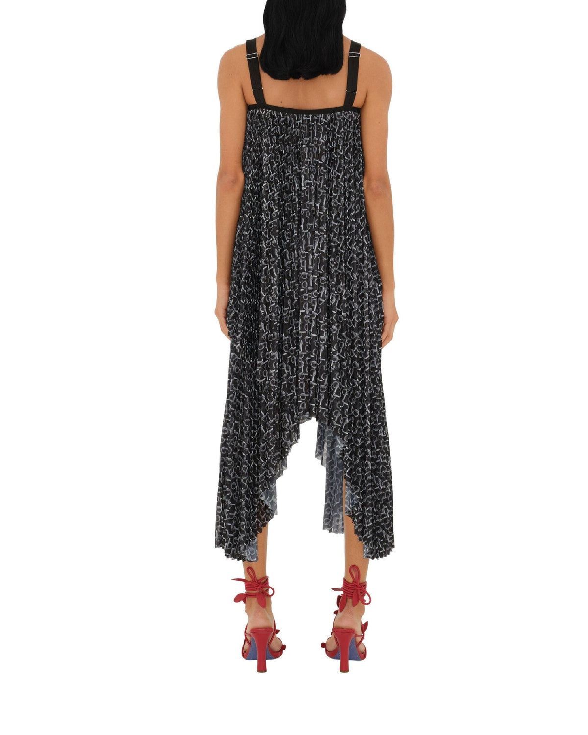 W DRESSES EVENING ARGENT/NOIR