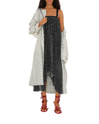 W DRESSES EVENING ARGENT/NOIR