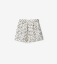 W SHORTS SILVER/WHITE