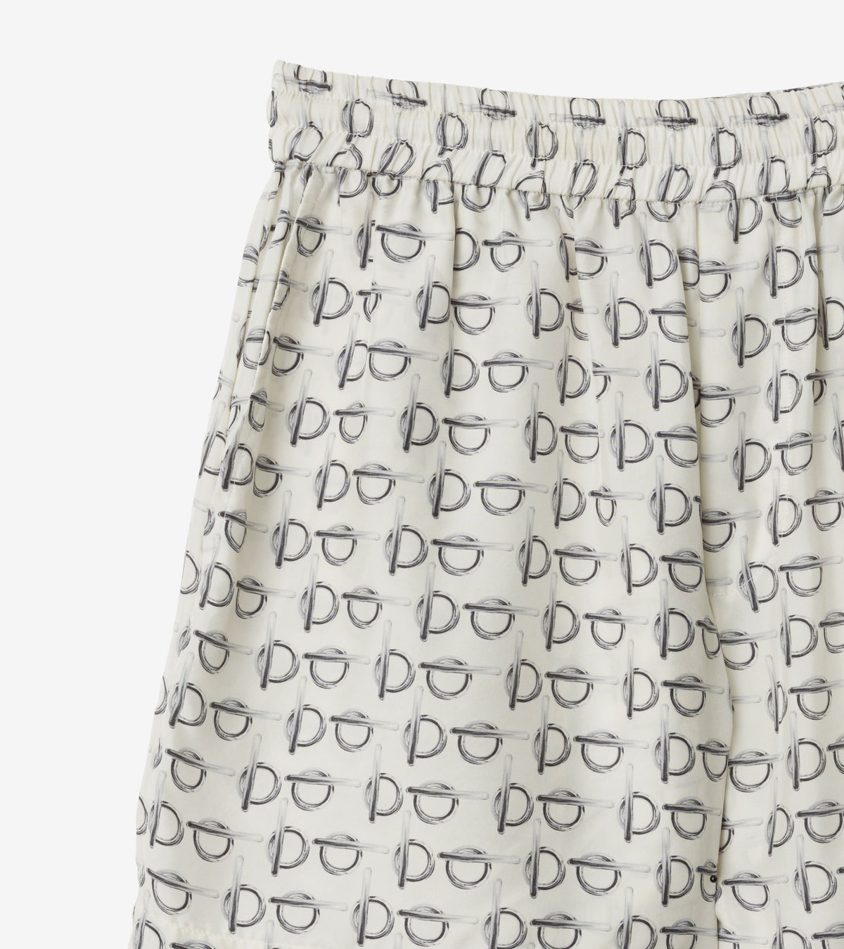 W SHORTS SILVER/WHITE