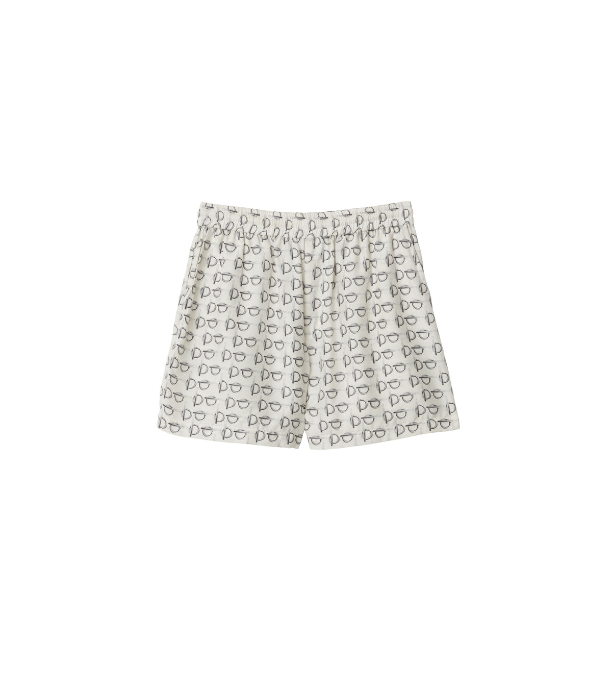 W SHORTS SILVER/WHITE