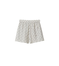W SHORTS SILVER/WHITE