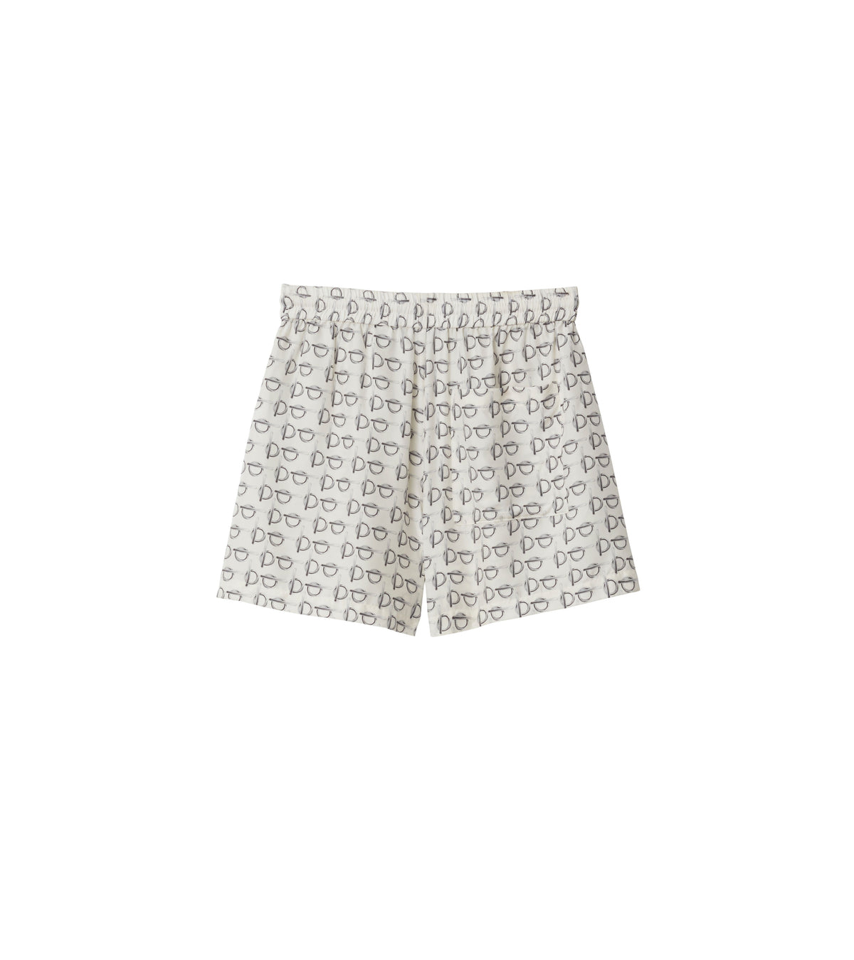 W SHORTS SILVER/WHITE