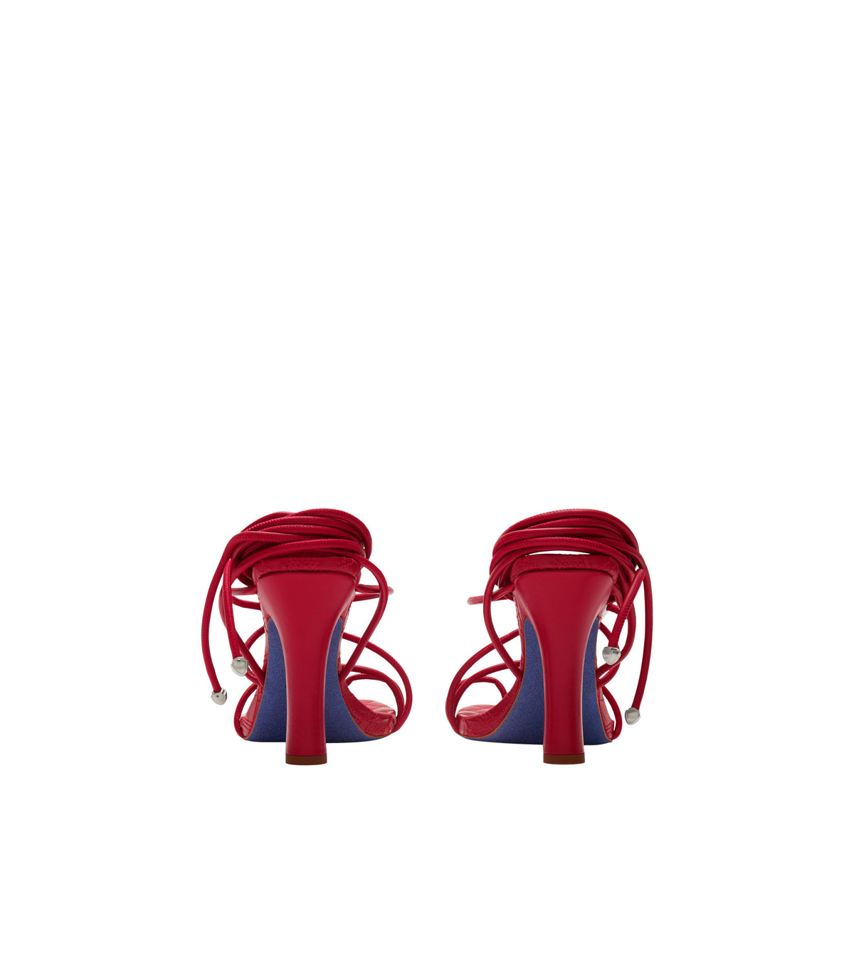 W HEELED SANDAL Écarlate