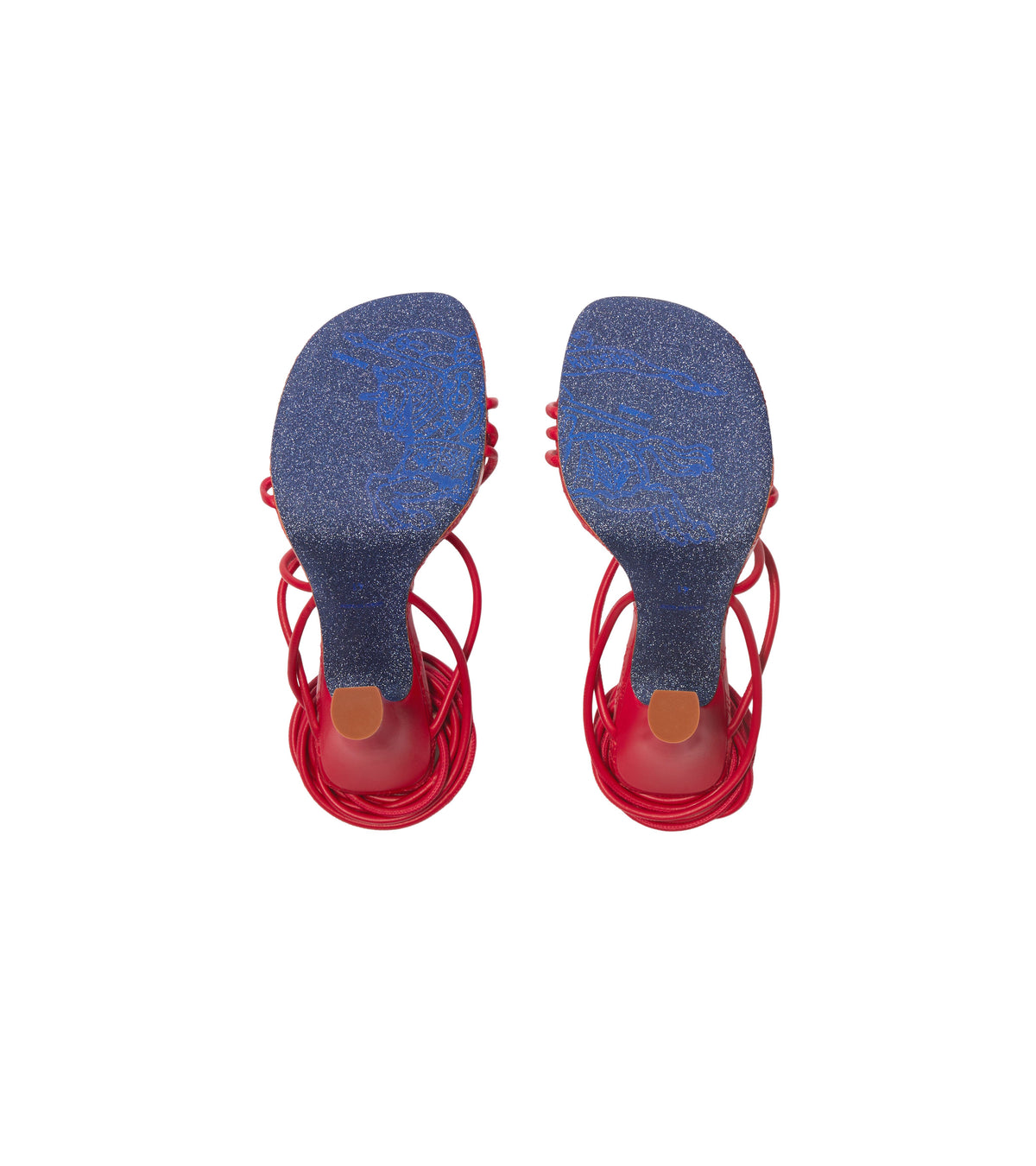 W HEELED SANDAL Écarlate