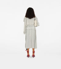 W D BREASTED COAT MOTIF IP BLANC