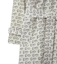 W D BREASTED COAT MOTIF IP BLANC