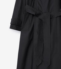 W D BREASTED COAT NOIR