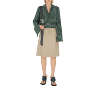W SHIRTS ARGENT / VERT