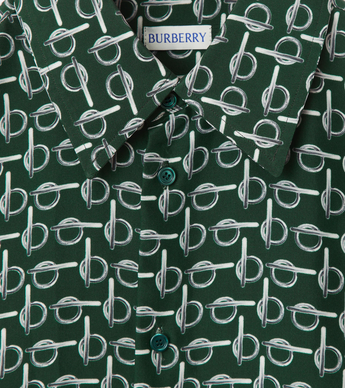 W SHIRTS ARGENT / VERT