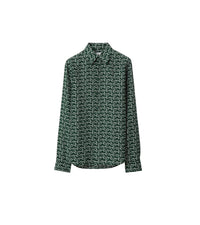 W SHIRTS ARGENT / VERT