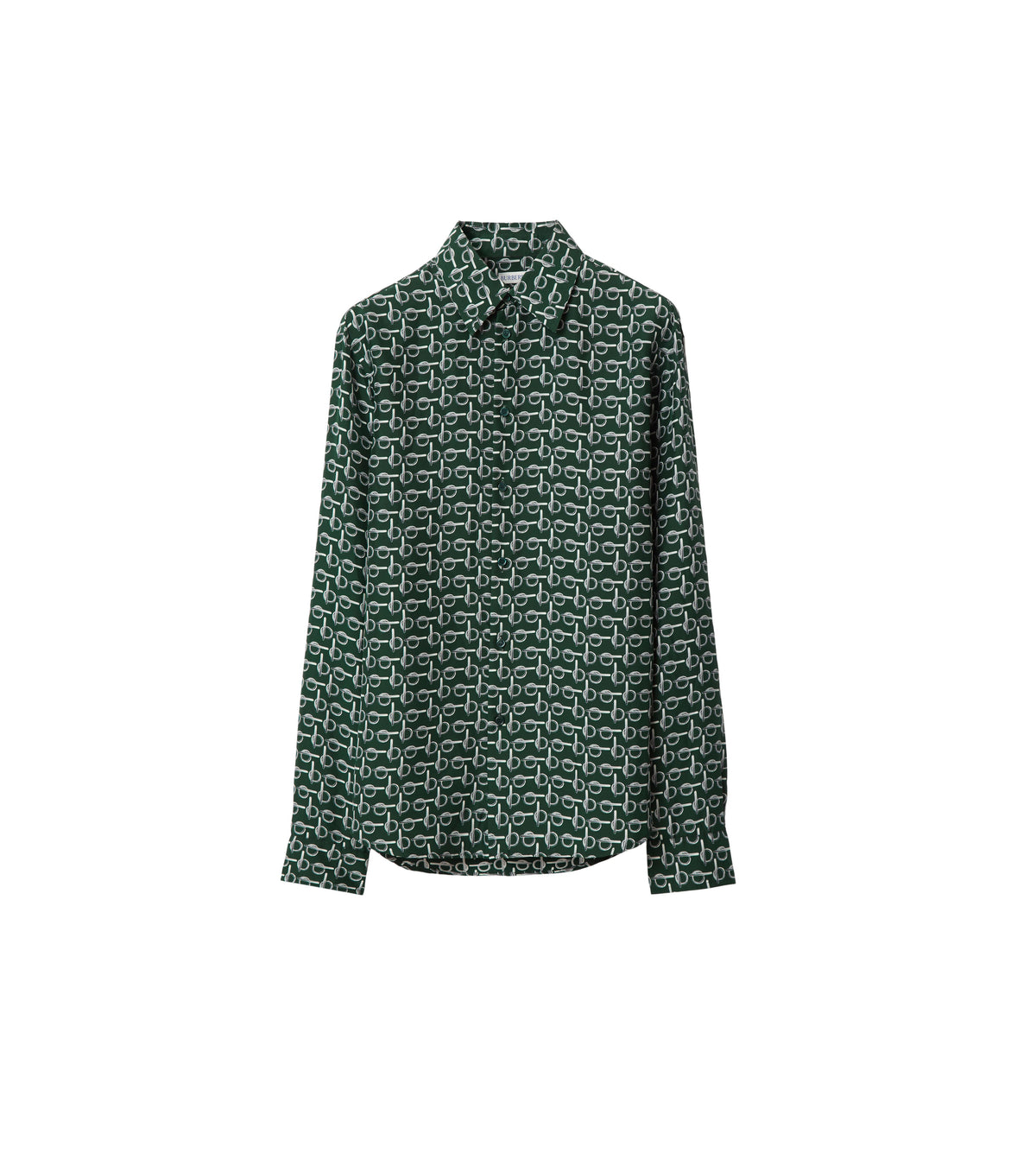 W SHIRTS ARGENT / VERT