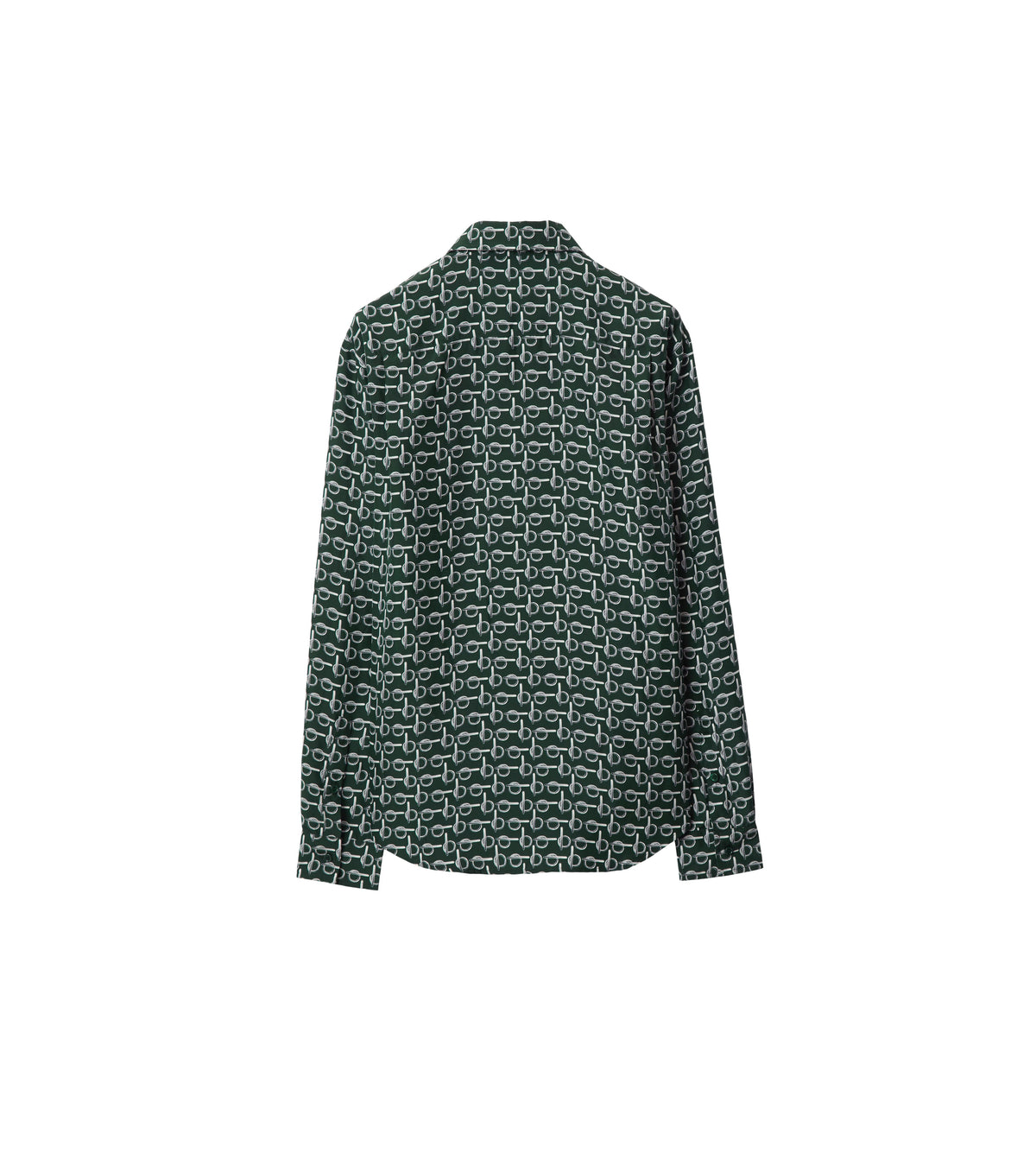 W SHIRTS ARGENT / VERT