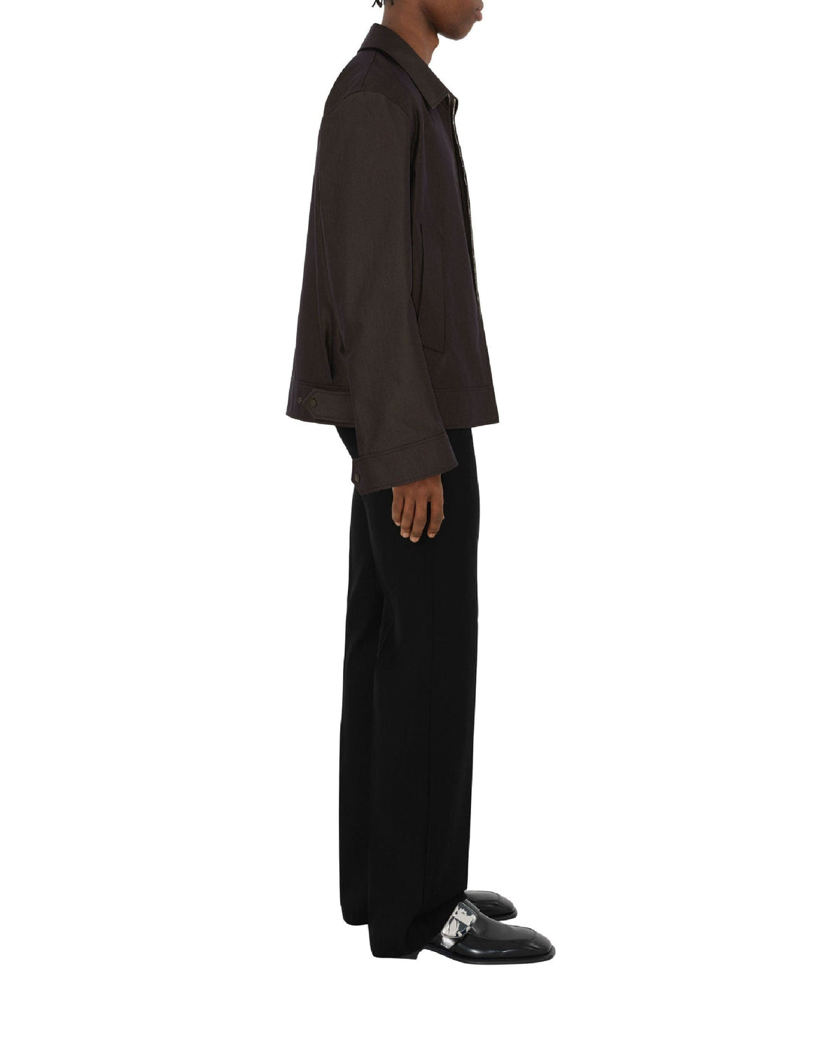 M CASUAL JKTS NOIR/BRUN
