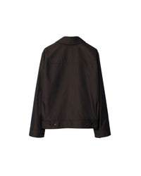 M CASUAL JKTS NOIR/BRUN