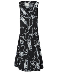 W DRESSES EVENING ARGENT/NOIR