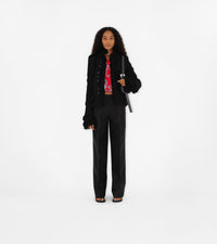 W  STRAIGHT TROUSERS NOIR