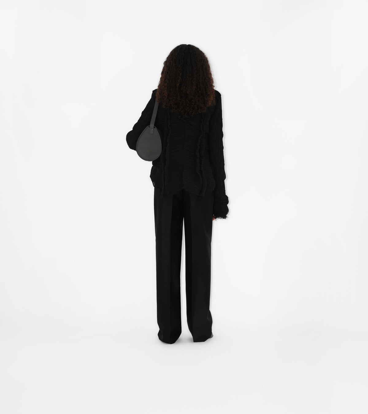 W  STRAIGHT TROUSERS NOIR