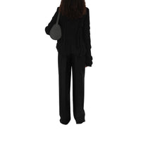 W  STRAIGHT TROUSERS NOIR
