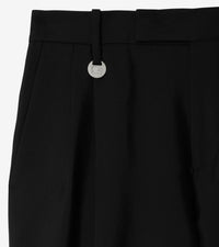W  STRAIGHT TROUSERS NOIR