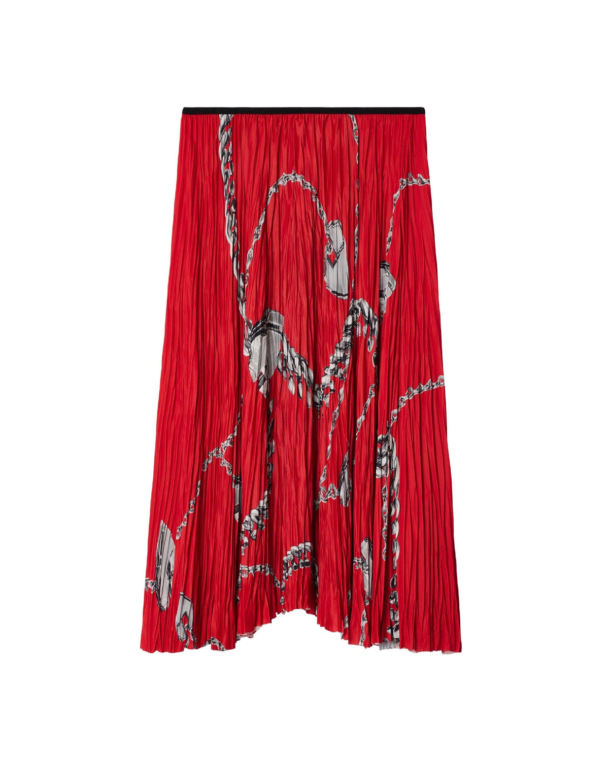 W SKIRTS EVENING SILVER/RED