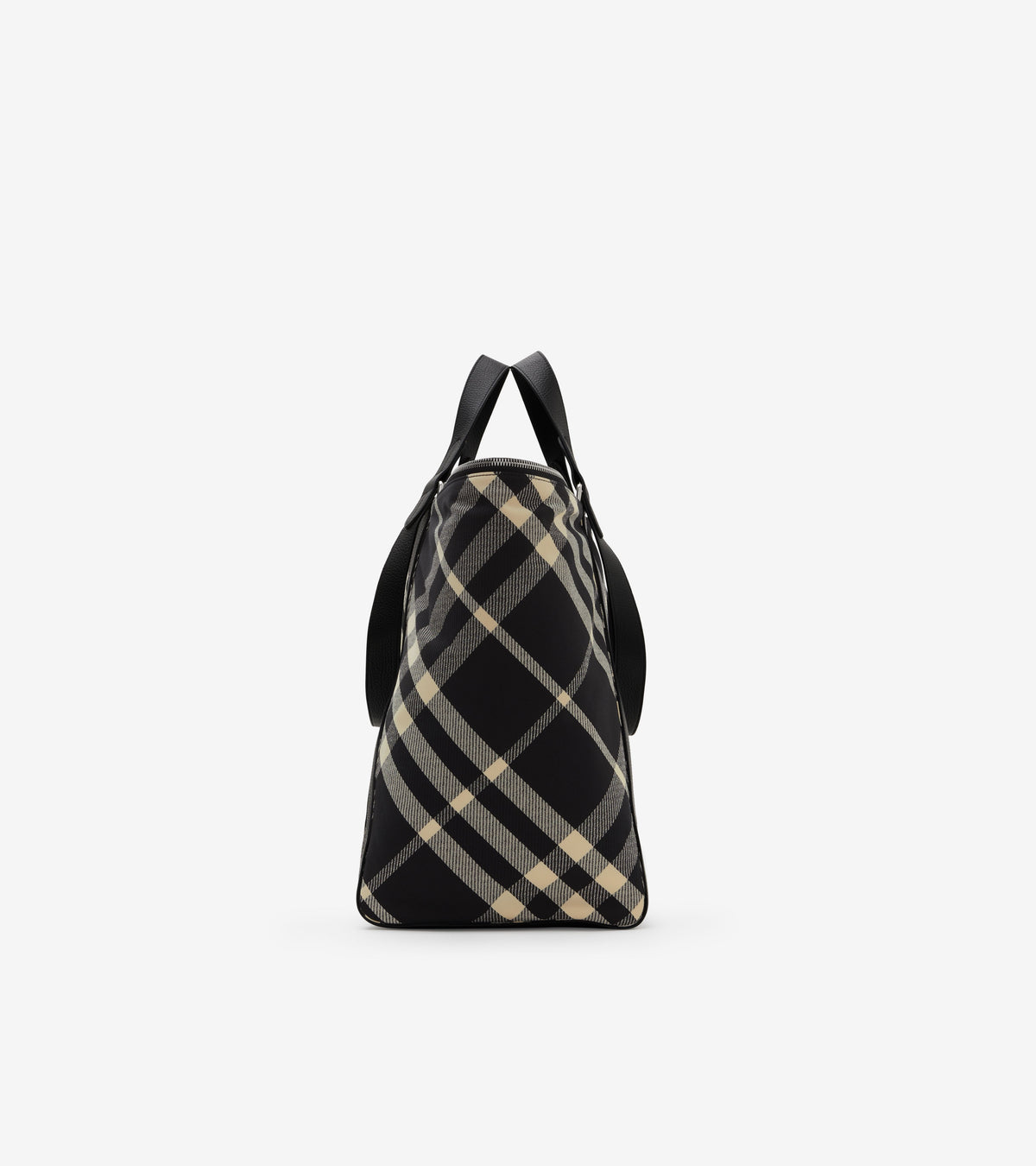 W SHOULDER TOTE BAG BLACK/CALICO