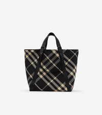 W SHOULDER TOTE BAG BLACK/CALICO