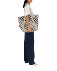 W SHOULDER TOTE BAG LICHEN