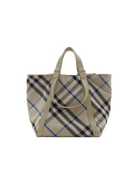 W SHOULDER TOTE BAG LICHEN