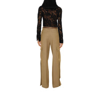 W CASUAL TROUSERS BEIGE/HONEY