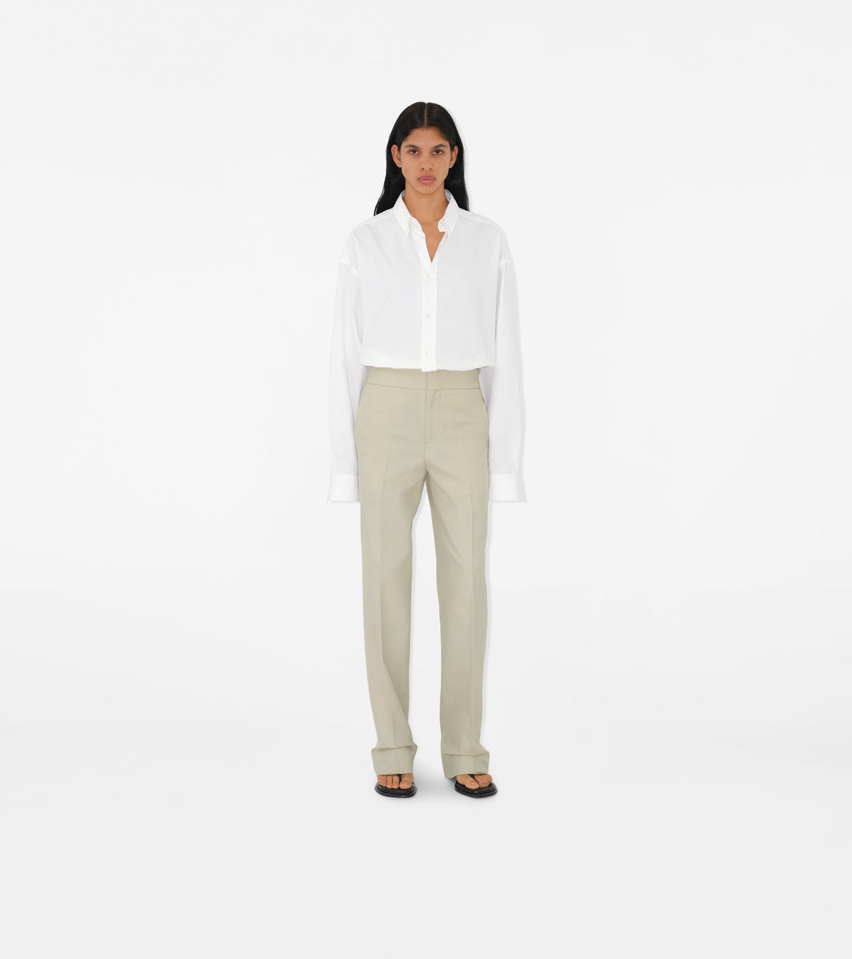 W SMART TROUSERS PLASTER