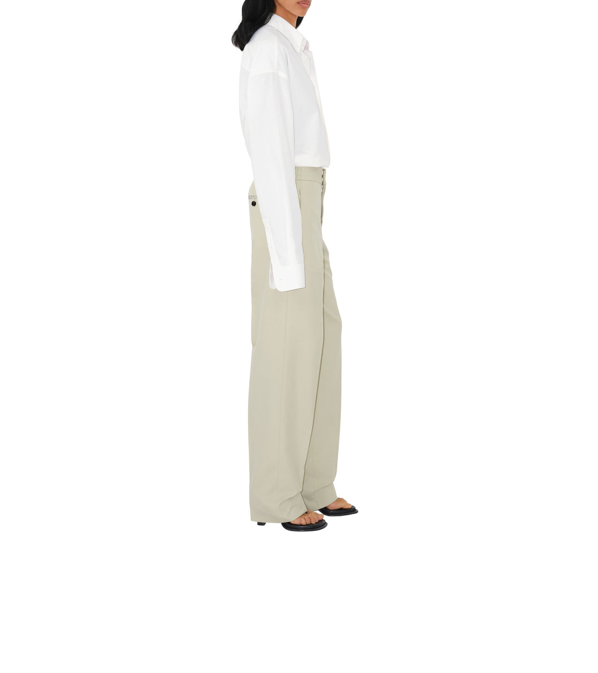 W SMART TROUSERS PLASTER