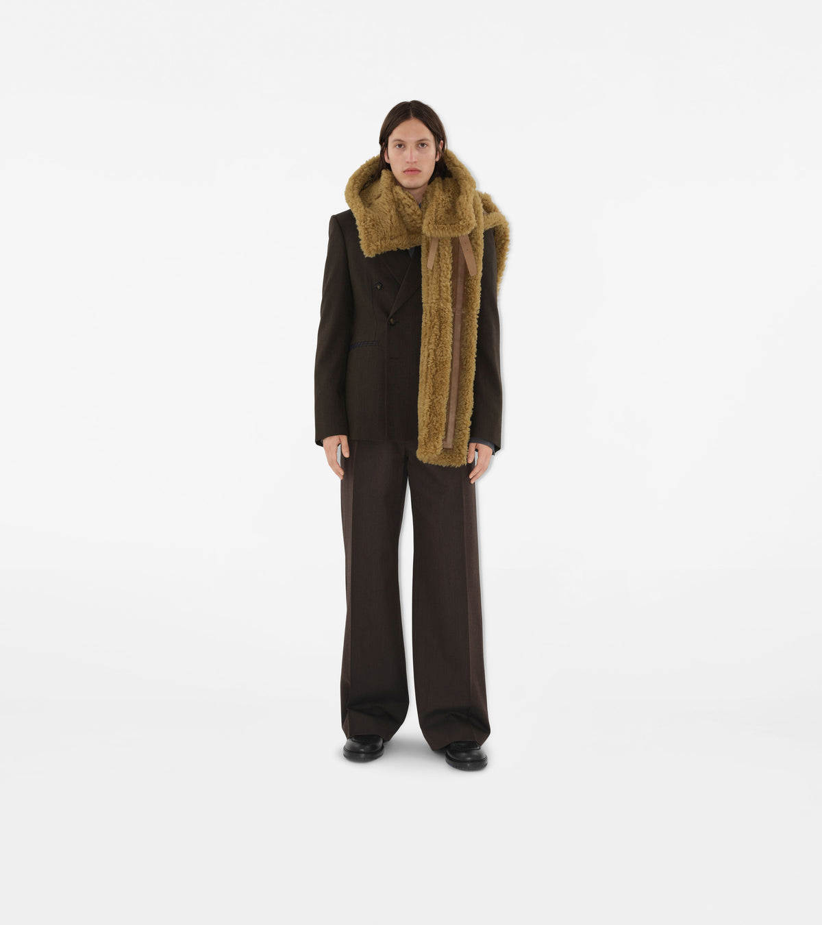 OTHER SCARVES Brun mousse