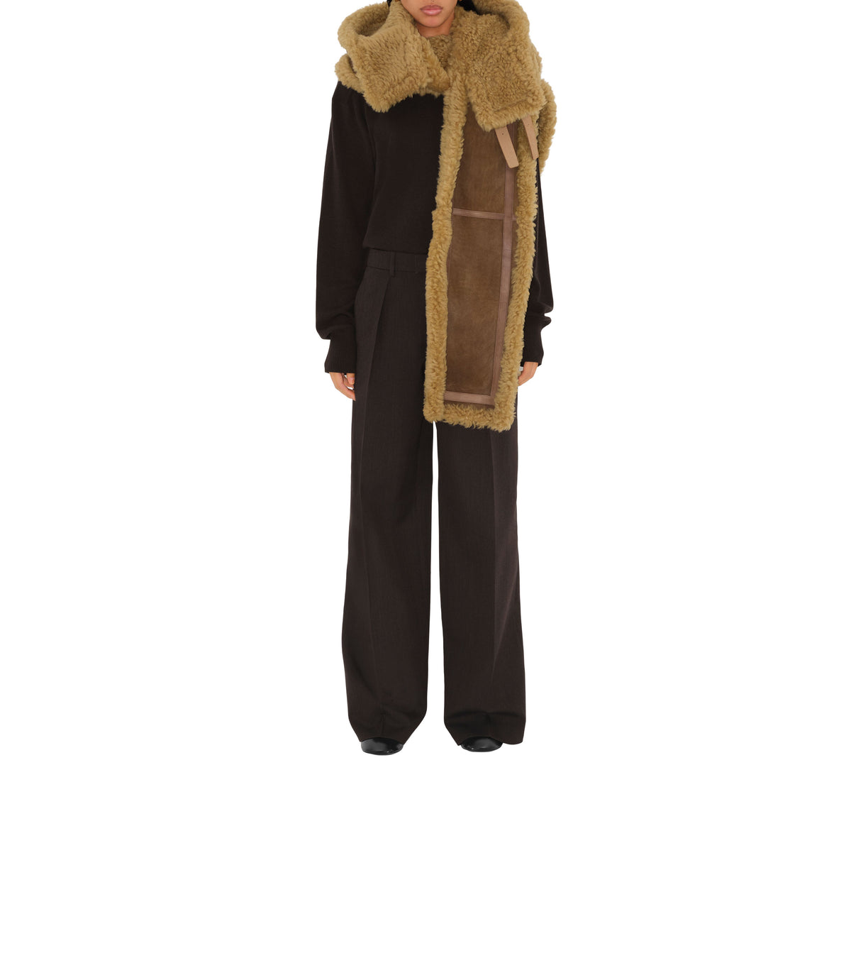 OTHER SCARVES Brun mousse