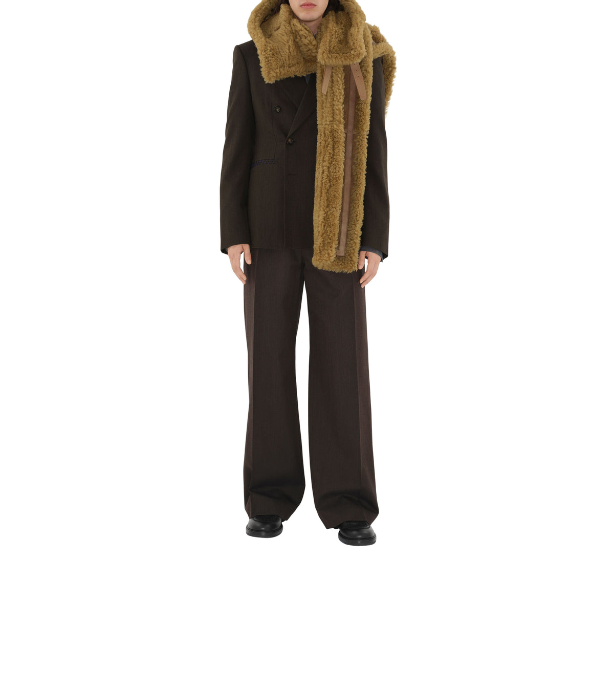 OTHER SCARVES Brun mousse