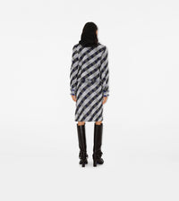 W SKIRTS CASUAL BLUE/WHITE